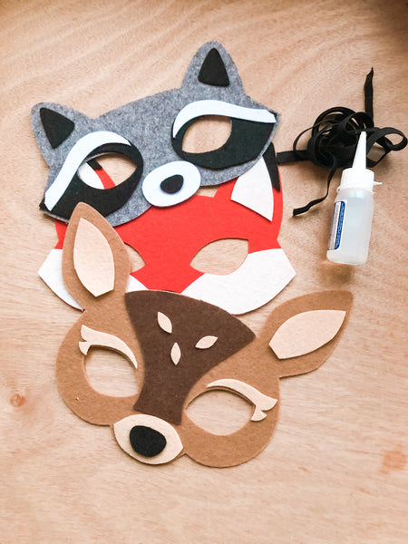 Set Máscaras Animales del Bosque - Tortukita